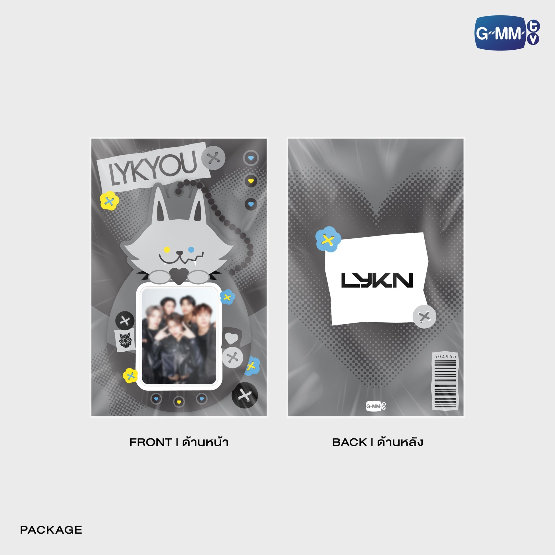 STOCK】GMMTV - LYKN LYKYOU MINI CARD HOLDER WITH LYKN PHOTOCARD