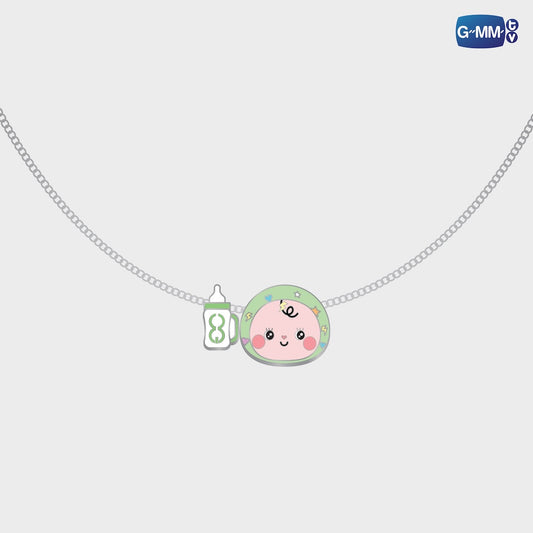GMMTV Babii Charm Necklace necklace charm jewelry accessory fashion merch GMMTV official merchandise BL romance drama Thai BL series actors PondPhuwin FirstKhaotung JoongDunk JimmySea OffGun EarthMix ForceBook GeminiFourth TayNew BrightWin PerthChimon Only Friends My School President Love You Teacher webshop online store web shop pre-order limited edition EU UK Europe USA shipping international store fan merch collection gift store apparel outfit cosplay fanwear accessory collectible charm jewelry necklace 