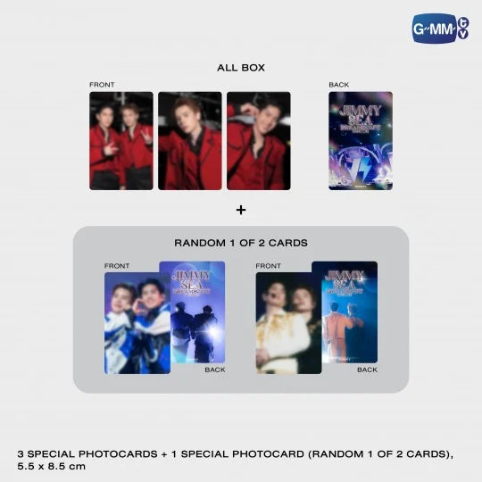 GMMTV DVD BOXSET JIMMY SEA DREAMSCAPE FANCON Europe Thai BL Webshop JimmySea Last Twilight Novel DreamScape Jimmy Jitaraphol Potiwihok Sea Tawinan Anukoolprasert ViceVersa My Magic Prophecy AVOCEAN Doll Keychain Bad Buddy Photobook Photocard Postcard