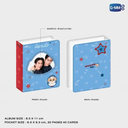 GMMTV EUROPE PRE-ORDER WILLIAMEST WESLEY CHARACTER COLLECTIBLE CARD ALBUM Thamepo Heart That Skips a Beat Thai BL William Jakrapat Est Supha LYKN William, Lego, Nut, Hong, Tui LYKYOU Doll Keychain  DUSK & DAWN CONCERT WORLD EUROPE TOUR 2026 