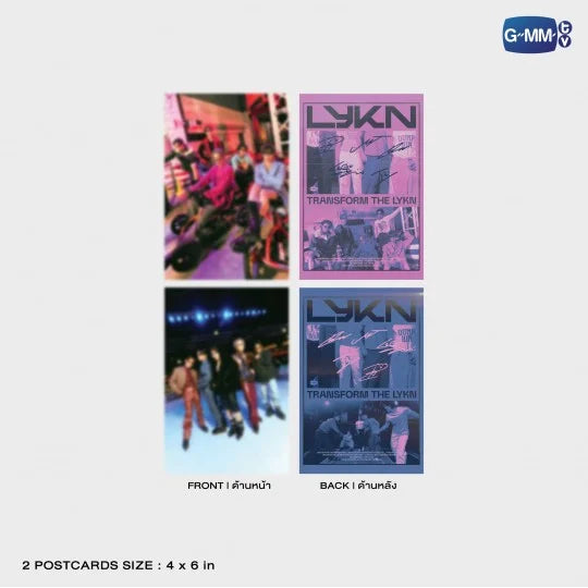 GMMTV Europe Webshop Shipping TRANSFORM THE LYKN OFFICIAL PHOTOBOOK Lottery Win Fan Sign Signed Photobook 1st ALBUM ‘DUSK & DAWN LYKYOU DOLL Thai BL T-Pop Tui, William Lego WilliamEst Est ThamePo JuniorMark PerthSanta Aouboom JimmySea Z