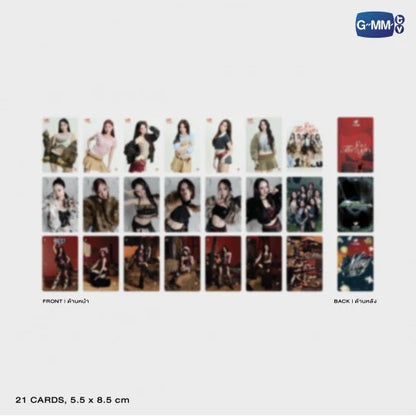 GMMTV FELIZZ COLLECTIBLE CARD SET OFFICIAL EUROPE PRE-ORDER
FELIZZ See Through Chari, Jaoying, Chelsea, Pream, Acare, and Sangt
T-pop Thai GL Thai BL JimmySea SantaPerth WinnySatang KhaoFirst LYKN Lightstick doll keychain album box set