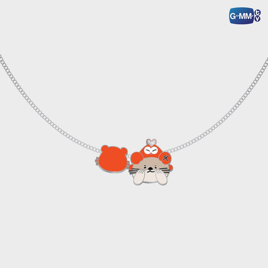 GMMTV Nong Nooong Charm Necklace necklace charm jewelry accessory fashion merch GMMTV official merchandise BL romance drama Thai BL series actors PondPhuwin FirstKhaotung JoongDunk JimmySea OffGun EarthMix ForceBook GeminiFourth TayNew BrightWin PerthChimon Only Friends My School President Love You Teacher webshop online store web shop pre-order limited edition EU UK Europe USA shipping international store fan merch collection gift store apparel outfit cosplay fanwear accessory collectible charm jewelry nec