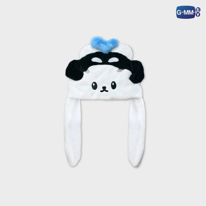 GMMTV Tay New PolcaSan Fluffy Ear Pop Hat hat cap headwear fluffy ear hat plush hat merch fashion accessory BL romance drama Thai BL series Tay Tawan New Thitipoom OffGun EarthMix ForceBook GeminiFourth PondPhuwin FirstKhaotung JoongDunk JimmySea PerthChimon Only Friends My School President Love You Teacher webshop online store web shop official merchandise pre-order limited edition EU UK Europe USA shipping international store fan merch collection gift store apparel clothing accessory doll keychain photoca