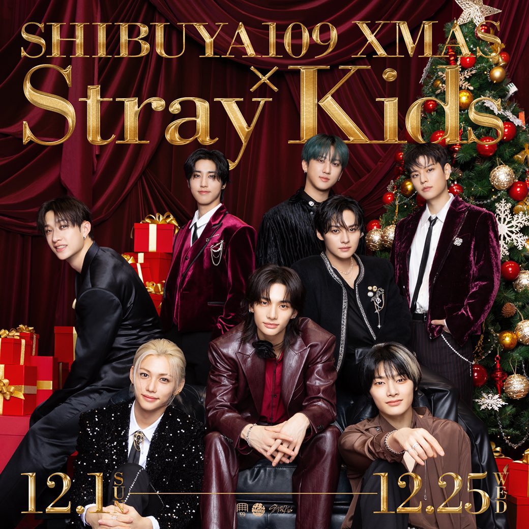[PRE-ORDER] STRAY KIDS - SHIBUYA109 XMAS POP-UP SHOP OFFICIAL MERCH [1st ROUND]