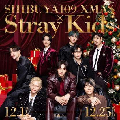 [PRE-ORDER] STRAY KIDS - SHIBUYA109 XMAS POP-UP SHOP OFFICIAL MERCH [1st ROUND]