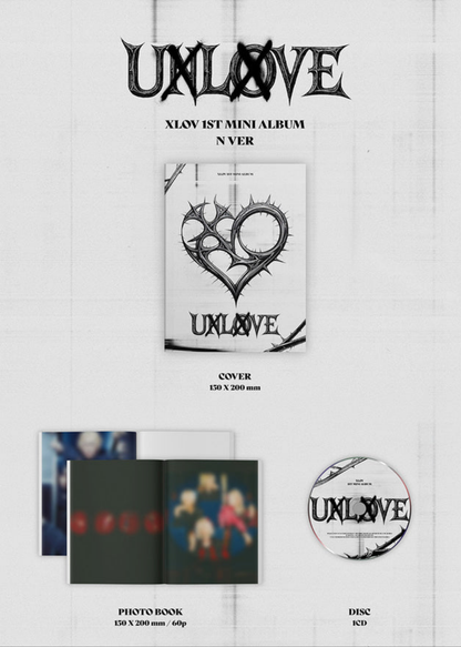 [PRE-ORDER] XLOV - 1ST MINI ALBUM [UXLXVE] (SET)