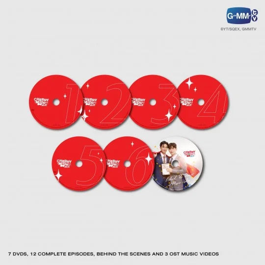 [SALE] GMMTV - CHERRY MAGIC BOXSET [ALL 12 UNCUT EP + PHOTOBOOK + PREMIUM GIFTS]