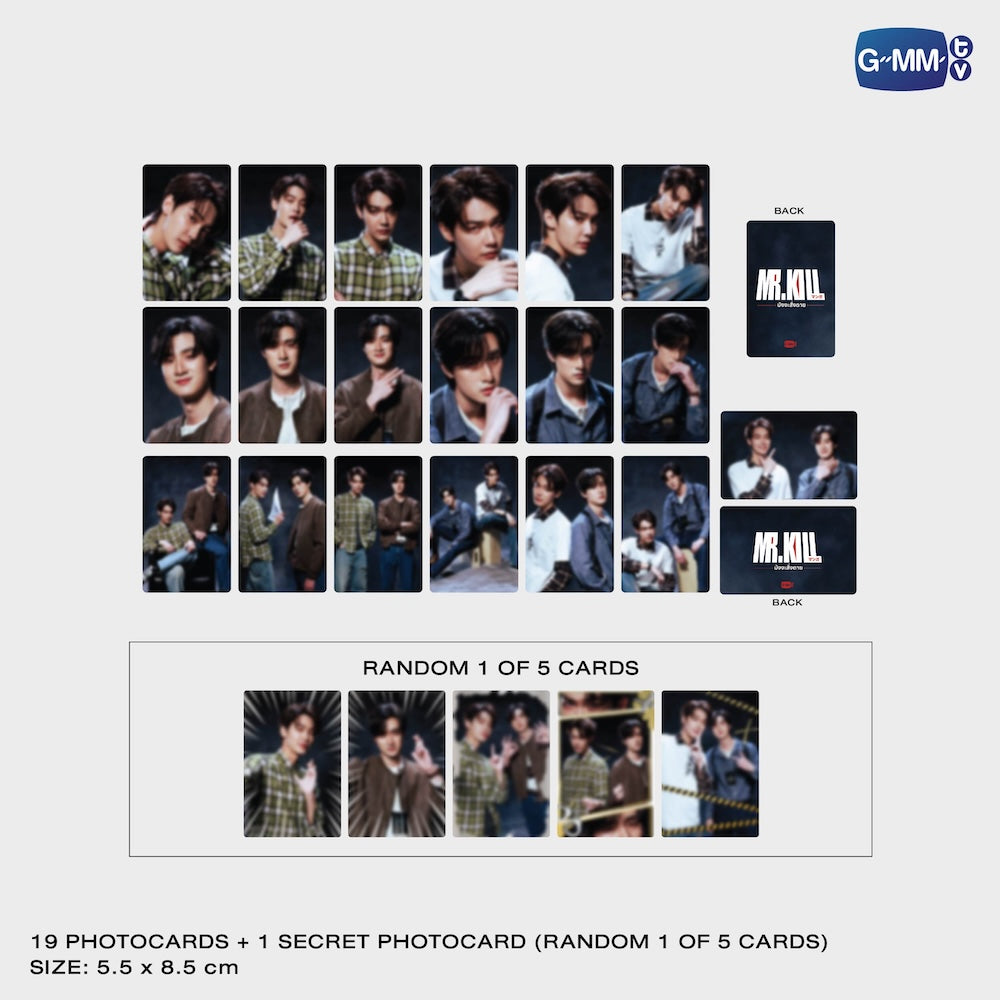 【PRE-ORDER】 GMMTV - MR.KILL COLLECTIBLE CARD SET