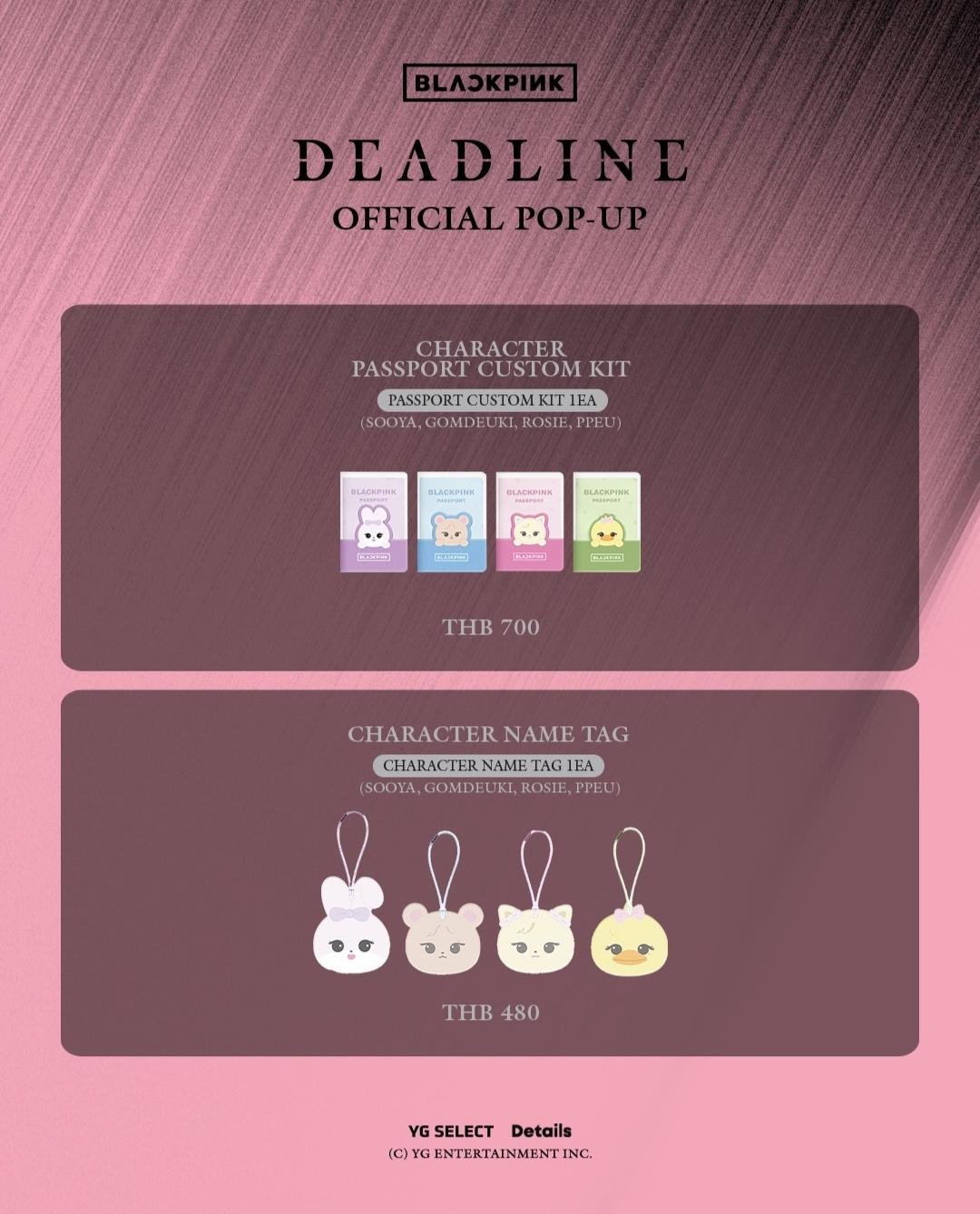 [PRE-ORDER] BLACKPINK - "DEADLINE" POP-UP in BANGKOK