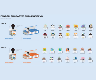 [PRE-ORDER] GMMTV - FANDOM CHARACTER PHONE GRIPPYS