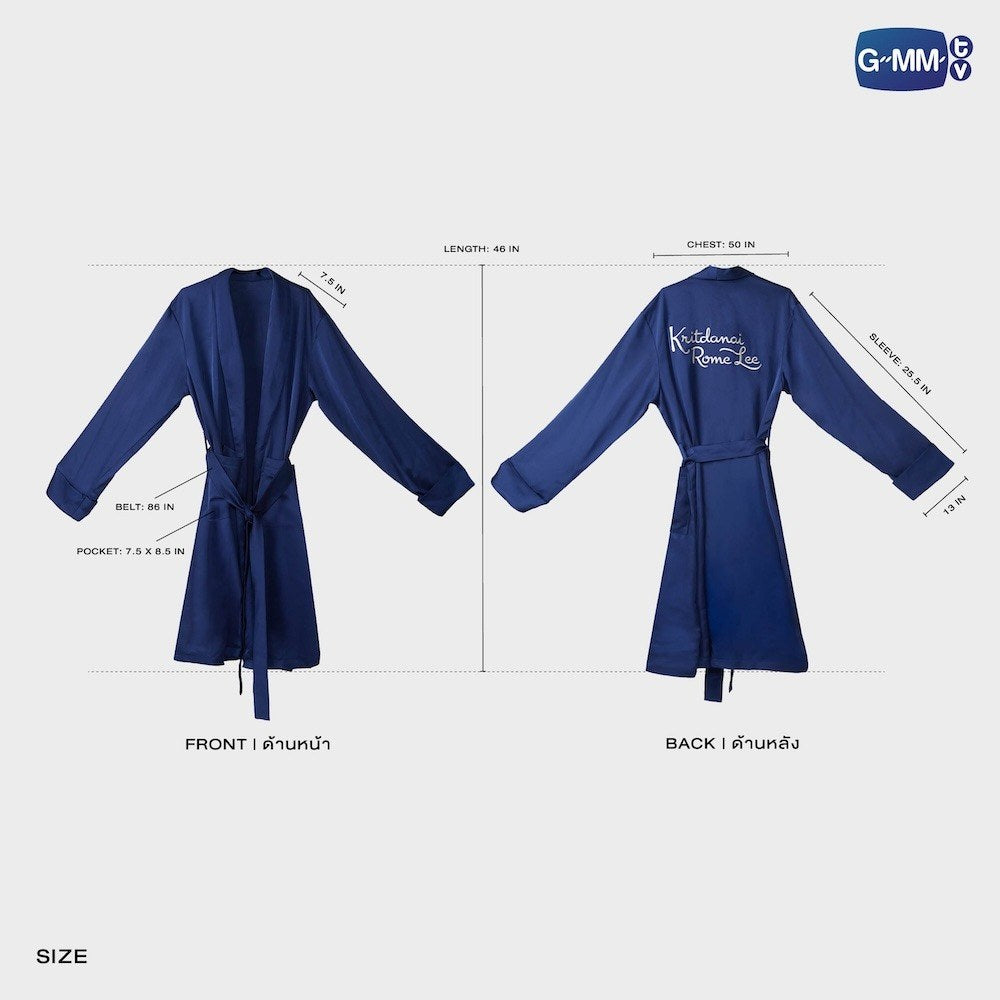 【PRE-ORDER】 GMMTV - KRITDANAI ROME LEE BATHROBE