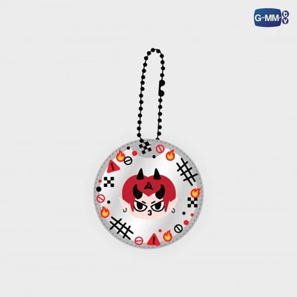 [PRE-ORDER] GMMTV - DOMIIA POCKET MIRROR 2 LAYERS KEYCHAIN | PERTH SANTA TIME STOPPER FANCON