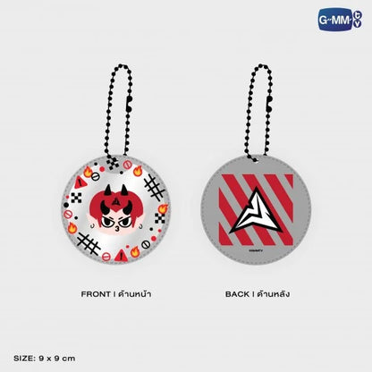 [PRE-ORDER] GMMTV - DOMIIA POCKET MIRROR 2 LAYERS KEYCHAIN | PERTH SANTA TIME STOPPER FANCON