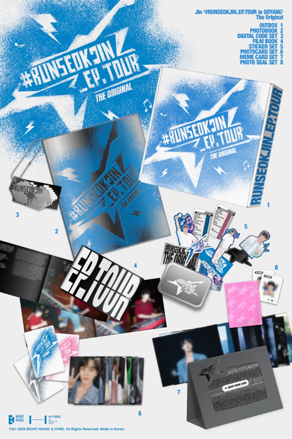 [PRE-ORDER] Europe Jin_RUNSEOKJIN_EP.TOUR_in_GOYANG_The_Original_BTS 5th Album Vinyl ARIRANG Rooted in Korea Music Living Legend Ver. RM Jin Suga J-Hope Jimin V Jungkook