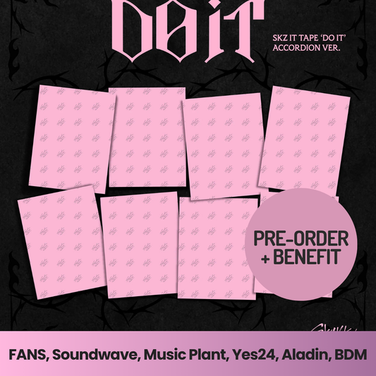 [PRE-ORDER] STRAY KIDS - SKZ "DO IT" [ACCORDION Ver.] + Pre-Order Benefit (Choose POB)
