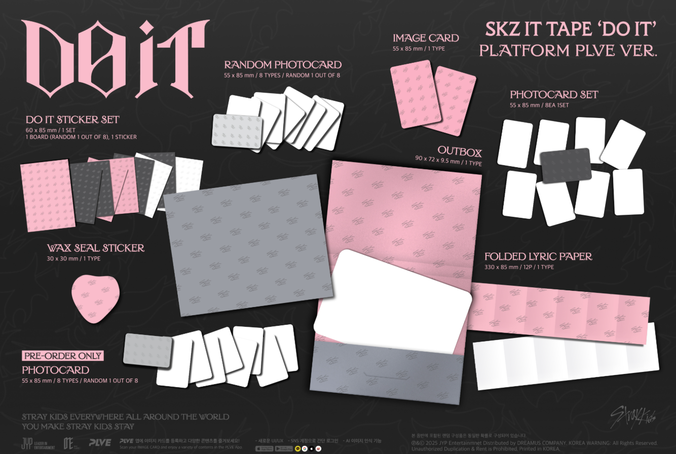 [PRE-ORDER] STRAY KIDS - SKZ "DO IT" [PLATFORM PLVE Ver.] + Pre-Order Benefit (Choose POB)