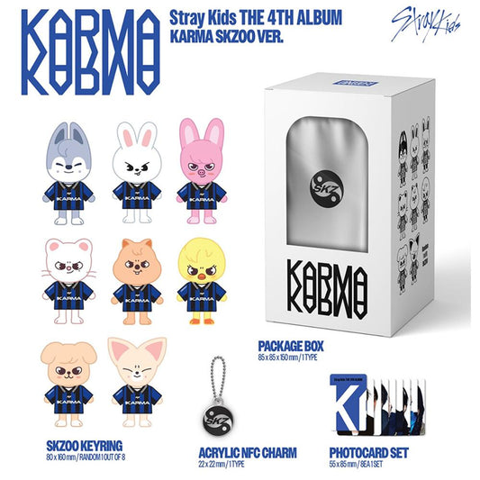 [SKZOO VER. + POB] STRAY KIDS - 4th Full Album "KARMA" [SKZOO Ver.] (+ SKZOO VER. Pre-Order Benefit)