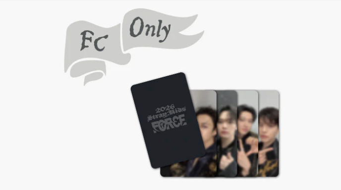 Stray Kids Europe Shipping JAPAN SEASON'S GREETINGS 2026 FORCE Fan Club FanClub FC version Bang Chan Lee Know Changbin Hyunjin Han Felix Seungmin I.N Wolf Chan LeeBit Dwaekki Jiniret Han Quokka BbokAri PuppyM Foxi.Ny  Karma Maxident Oddin