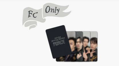 Stray Kids Europe Shipping JAPAN SEASON'S GREETINGS 2026 FORCE Fan Club FanClub FC version Bang Chan Lee Know Changbin Hyunjin Han Felix Seungmin I.N Wolf Chan LeeBit Dwaekki Jiniret Han Quokka BbokAri PuppyM Foxi.Ny  Karma Maxident Oddin