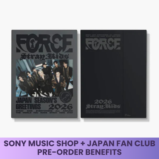 STRAY KIDS - JAPAN SEASON’S GREETINGS 2026 “FORCE”【SONY MUSIC SHOP + JAPAN FAN CLUB PRE-ORDER GIFT】