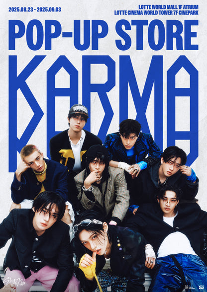 [PRE-ORDER] STRAY KIDS - KARMA POP-UP STORE [ACRYLIC CARABINER & BALL POUCH SET]