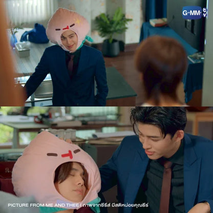 GMMTV - PONDPHUWIN ME AND THEE PEACH PLUSH HAT