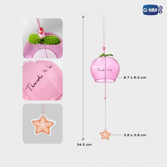 GMMTV - PONDPHUWIN ME AND THEE PIN PEACH WIND CHIME