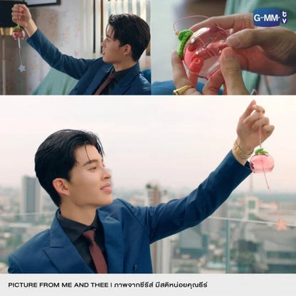 GMMTV - PONDPHUWIN ME AND THEE PIN PEACH WIND CHIME