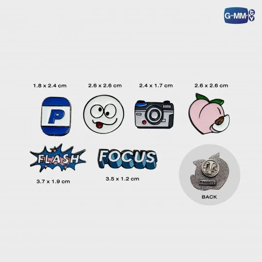 GMMTV - PONDPHUWIN ME AND THEE PIN SET (6 PINS)