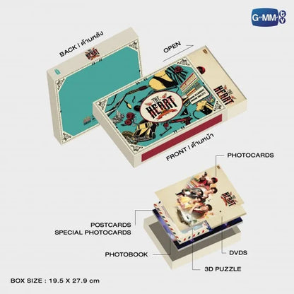 [PRE-ORDER] GMMTV - DVD BOXSET THE HEART KILLERS + Funiki Gift: Official Postcard or Photocard