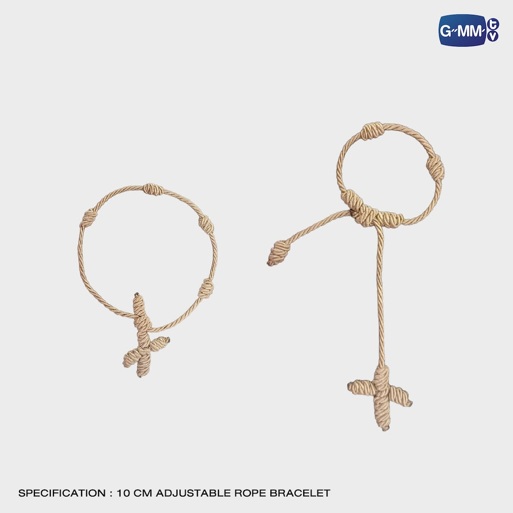 【PRE-ORDER】 GMMTV - CROSS BRAIDED CORD BRACELET | TICKET TO HEAVEN