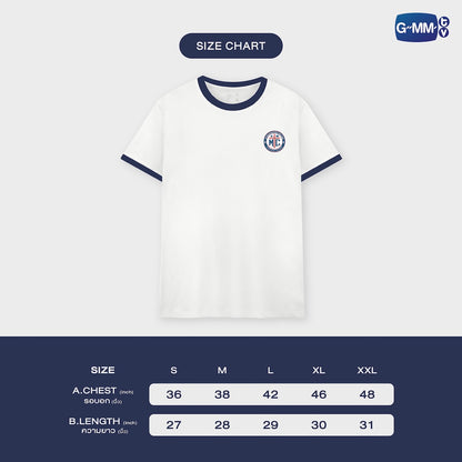 【PRE-ORDER】 GMMTV - ST. MAGDALENE COLLEGE SPORT T-SHIRT (WHITE) | TICKET TO HEAVEN