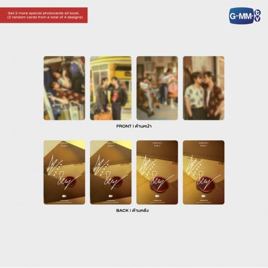 Thai BL GMMTV DMD Domundi Noppanut Guntachai Boun Warut Chawalitrujiwong Prem Until We Meet Again Between Us Studio Wabi Sabi Revamp: The Undead Story pre-order photobook album paody doll keychain A X