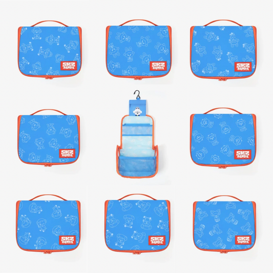 [PRE-ORDER] STRAY KIDS – SKZOO Character Travel Pouch | JYP JAPAN POPUP STORE 2025 SKZ SAUNA Official Goods
