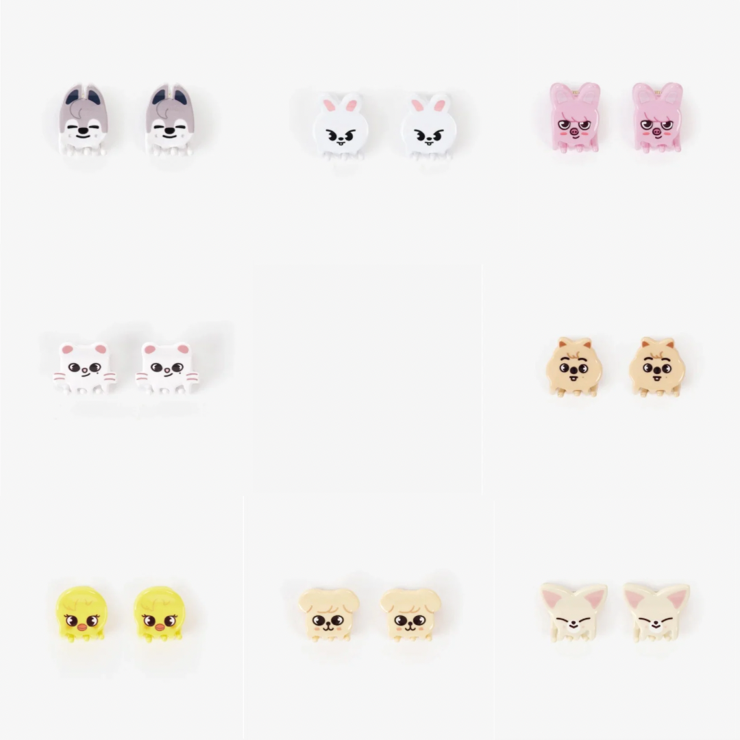 [PRE-ORDER] STRAY KIDS - SKZOO MINI HAIR CLIP | JYP JAPAN POPUP STORE 2025 SKZ SAUNA Official Goods
