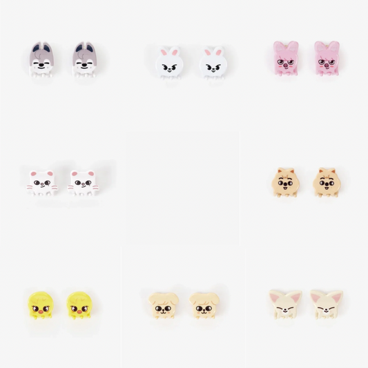 [PRE-ORDER] STRAY KIDS - SKZOO MINI HAIR CLIP | JYP JAPAN POPUP STORE 2025 SKZ SAUNA Official Goods
