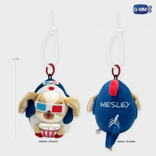 [PRE-ORDER] GMMTV - MOVIE NIGHT WITH WESLEY DOLL KEYCHAIN (WILLIAMEST)
