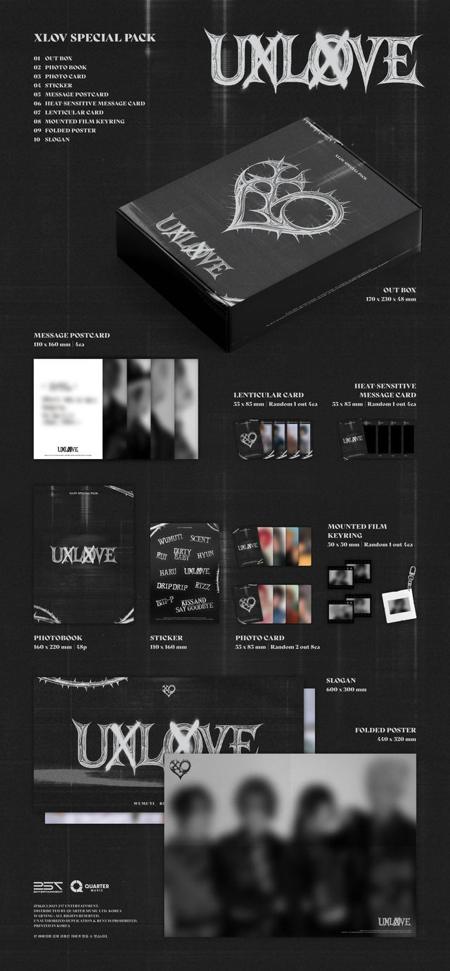 [PRE-ORDER] XLOV - 1ST MINI ALBUM [UXLXVE] (SPECIAL PACK VER.)