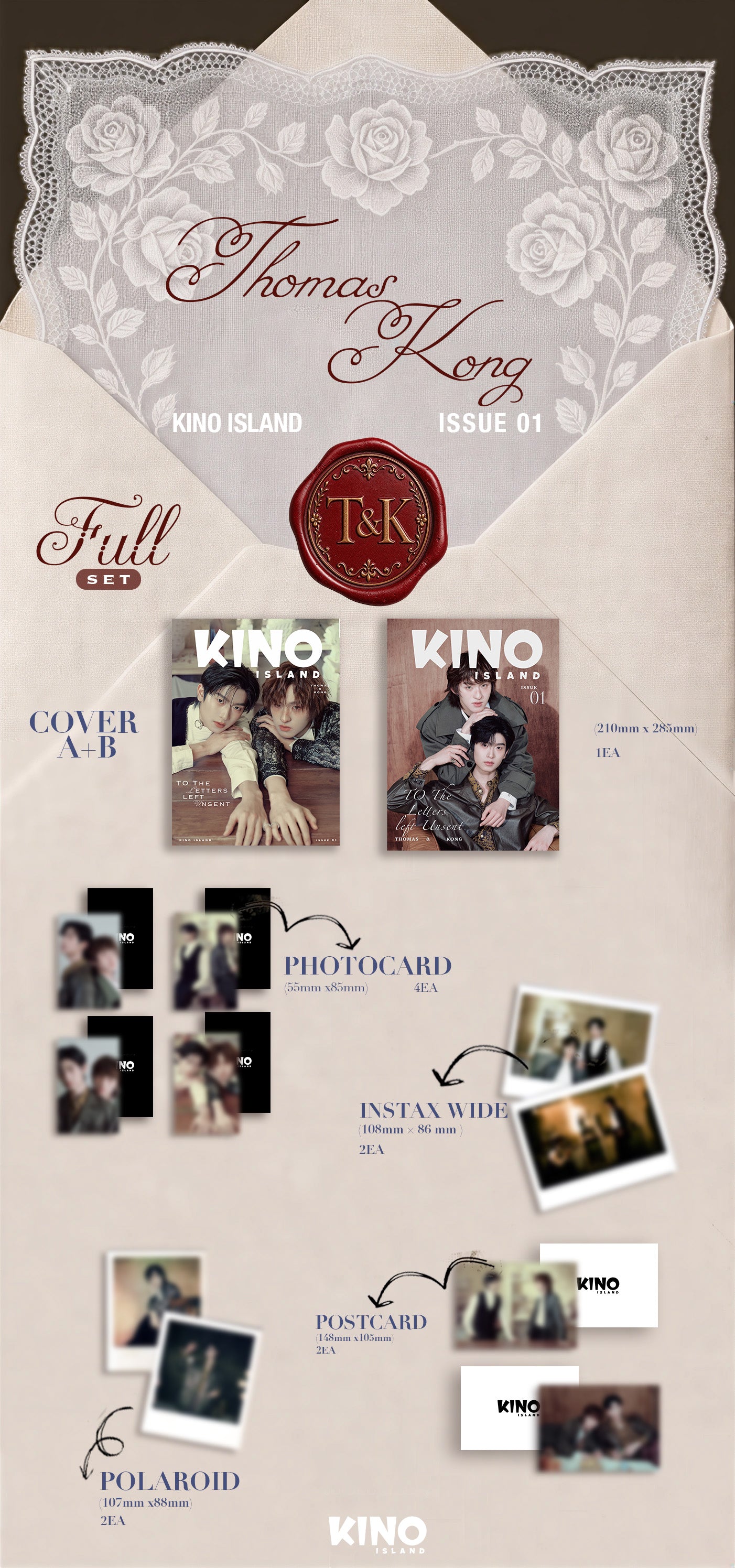 【PRE-ORDER】 KINO ISLAND - [A+B] KINO ISLAND ISSUE 01 : THOMASKONG