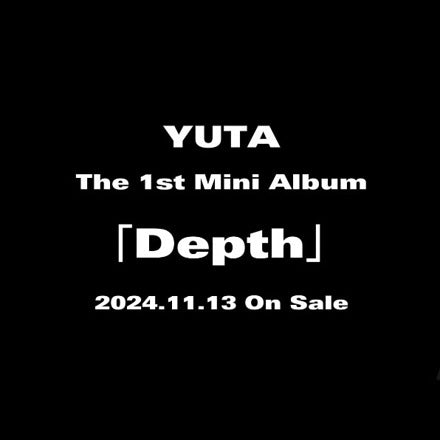 [PRE-ORDER] YUTA (NCT) - 1st Japan Mini Album [Depth] + Tower Records Pre-Order Gift