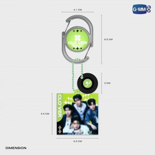 EUROPE GLOBAL PRE-ORDER GMMTV RISER CONCERT : THE FIRST RISE CARABINER KEYCHAIN T-SHIRT DOLL KEYCHAIN BOX SET LYKN LYKN, JASP.ER, FELIZZ, CLO’VER, Krist, Nanon, Win Metawin, Gemini, Fourth, Phuwin, Perth 