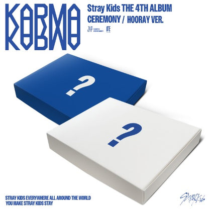 [PRE-ORDER] STRAY KIDS - 4th Full Album "KARMA" [Hooray Ver.] + Pre-Order Benefit (Choose POB)