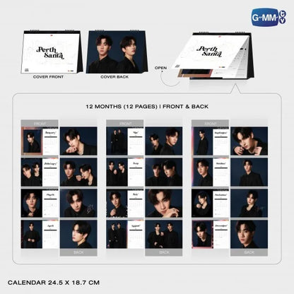 [PRE-ORDER] GMMTV - PERTH SANTA OFFICIAL CALENDAR 2025 (Special Gift: 1 Exclusive Photocard)