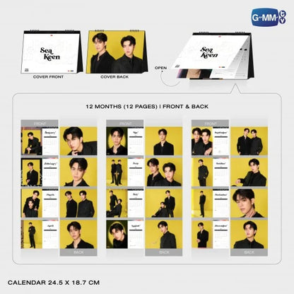 [PRE-ORDER] GMMTV - SEA KEEN OFFICIAL CALENDAR 2025 (Special Gift: 1 Exclusive Photocard)