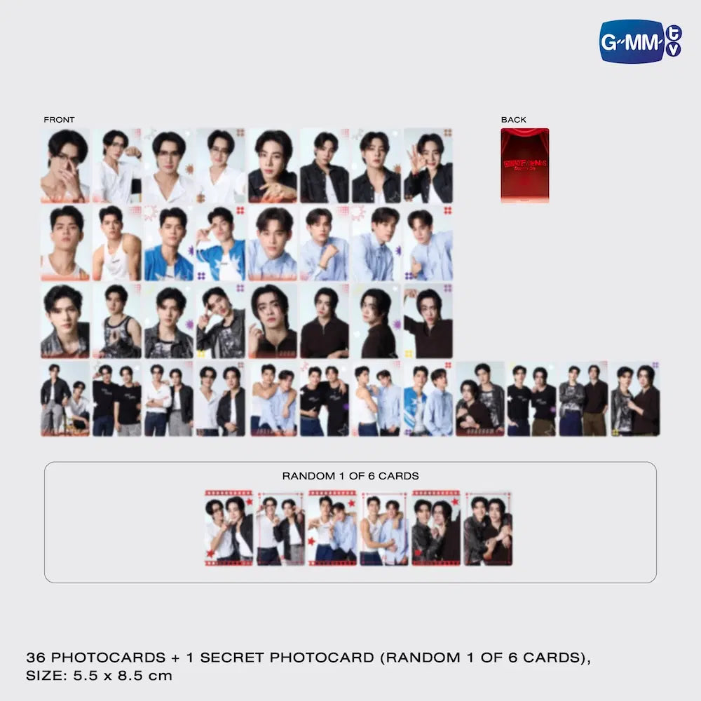 【PRE-ORDER】GMMTV - ONLY FRIENDS : DREAM ON | THE FINAL MEMORY COLLECTIBLE CARD SET