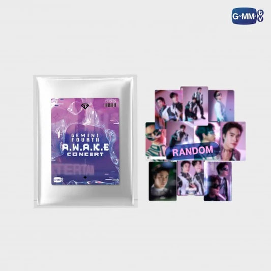 [PRE-ORDER] GMMTV - GEMINIFOURTH COLLECTIBLE RANDOM CARD | GEMINI FOURTH A.W.A.K.E CONCERT