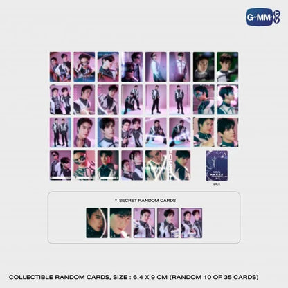 [PRE-ORDER] GMMTV - GEMINIFOURTH COLLECTIBLE RANDOM CARD | GEMINI FOURTH A.W.A.K.E CONCERT