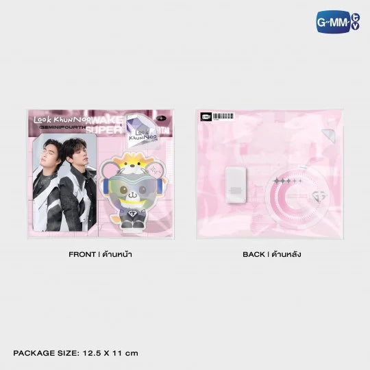 [PRE-ORDER] GMMTV -LOOK KHUNNOO ACRYLIC CLIP STAND WITH GEMINIFOURTH PHOTOCARD