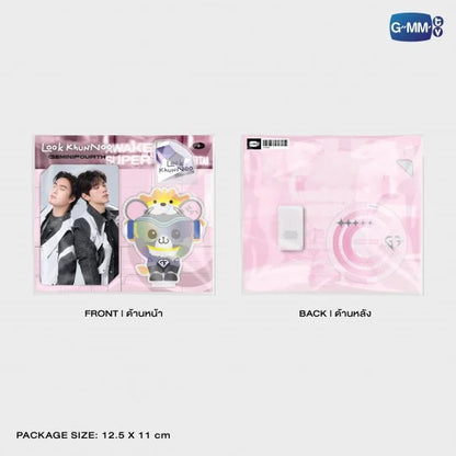 [PRE-ORDER] GMMTV -LOOK KHUNNOO ACRYLIC CLIP STAND WITH GEMINIFOURTH PHOTOCARD